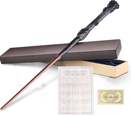 🪄 Varita de Harry Potter Lanza Llamas – ¡Conviértete en un verdadero mago! 🔥✨