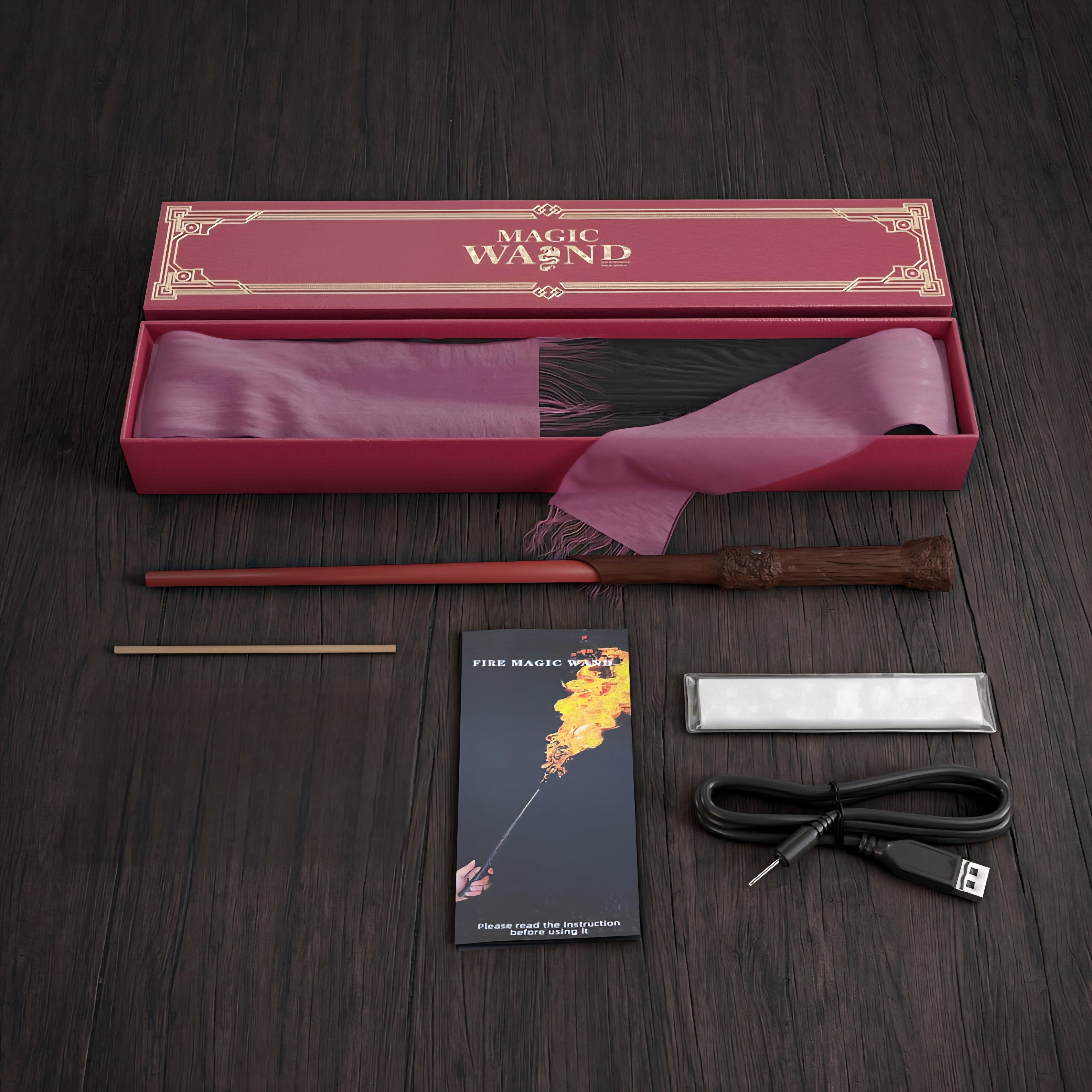 ¡Edición limitada! Varita mágica lanza bolas de fuego 🔥 – Solo para verdaderos fans de Harry Potter.