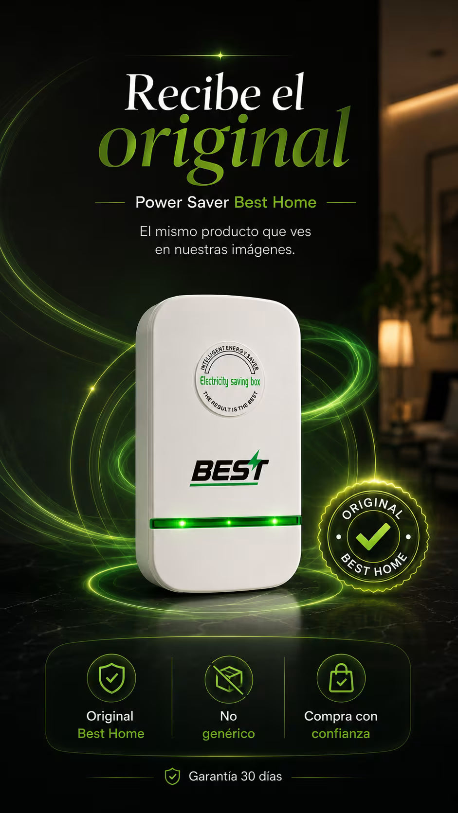 POWER SAVER BEST HOME (AHORRADOR CONSUMO ELECTRICO)