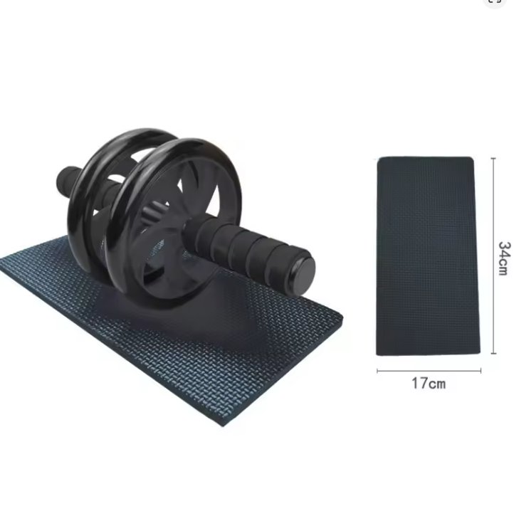 🏋️‍♂️ Set de Entrenamiento Abdominal 6 en 1 – Rodillo + Cuerda + Soporte + Más 💪