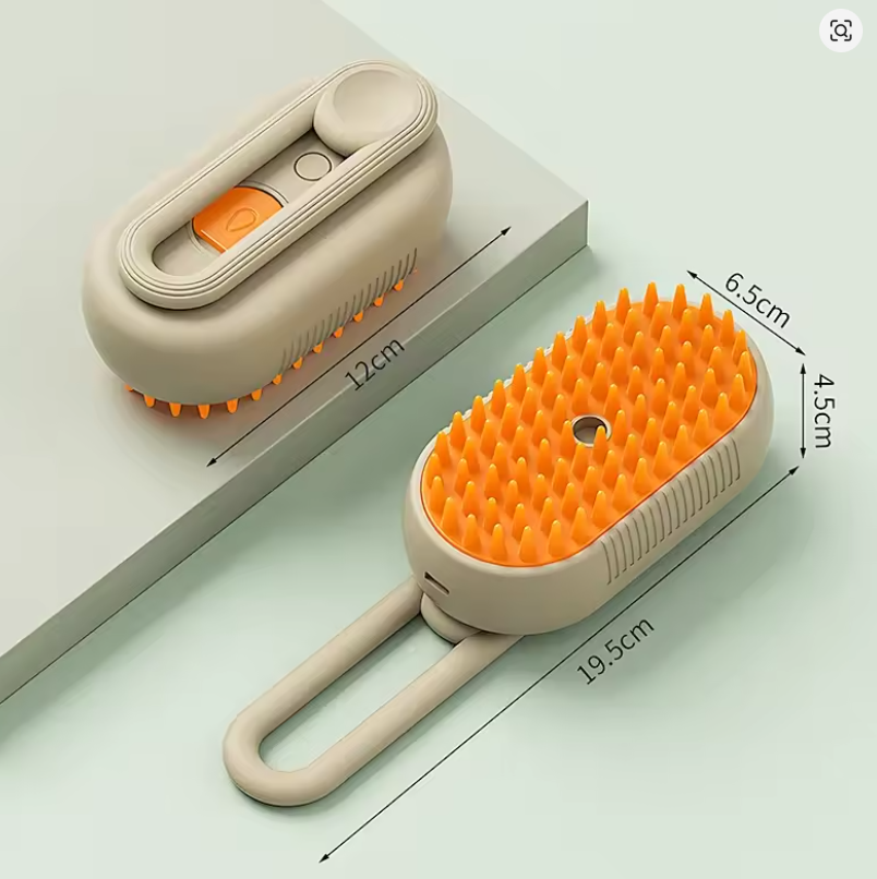 🐾 Cepillo a Vapor para Mascotas – ¡Deja su pelaje más limpio, brillante y saludable! ✨