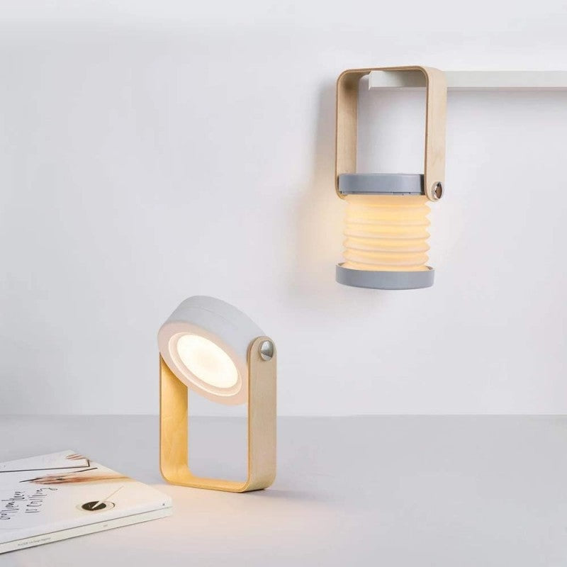 💡 Lámpara Recargable Plegable LED – Ideal para Camping, Escritorio y Más! ✨