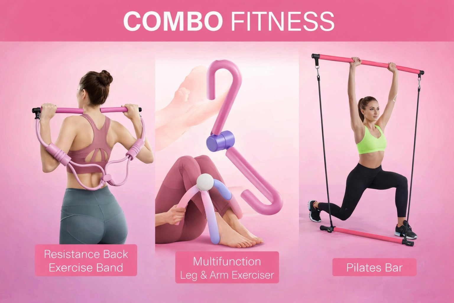 COMBO FITNESS PILATES 3 EN 1