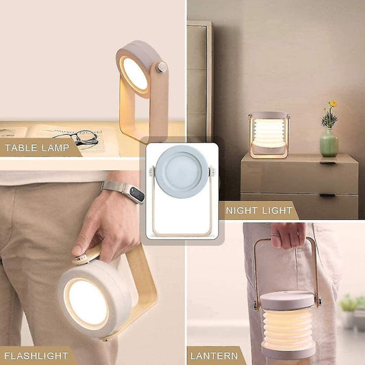 💡 Lámpara Recargable Plegable LED – Ideal para Camping, Escritorio y Más! ✨